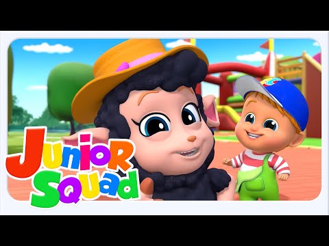 Видео: Баа Баа Черна Овца + Повече Предучилищни Видеоклипове За Деца - Junior Squad