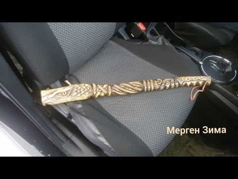 Видео: Топорище для топора Резьба дерева Wood Carving Making