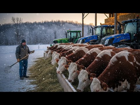 Видео: 🐄 Готовлю Ферму к Зиме: убираю технику, кормлю коров, закрываю Сезон (часть 1-я)