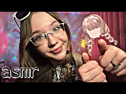Видео: АСМР 👩‍🦱 заплету НЕВИДИМЫЕ КОСИЧКИ 👅 визуал ASMR invisible pigtails