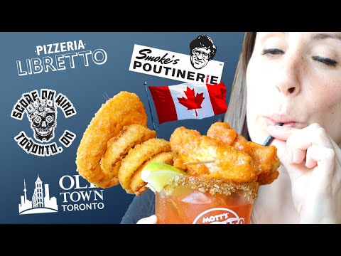 Видео: Американец пробует культовые канадские блюда // Пицца в стиле Торонто, The Food Ceasar и Smoke’s ...