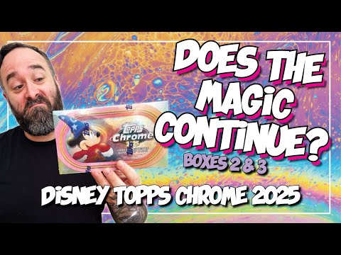 Видео: Давайте отрываться! Открываем две коробки с игрушками Disney Topps Chrome 2025