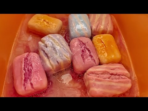 Видео: ASMR 🫐 FRESH 🌊 Soaked Soap АСМР Мыление и Размокшее Мыло #asmr