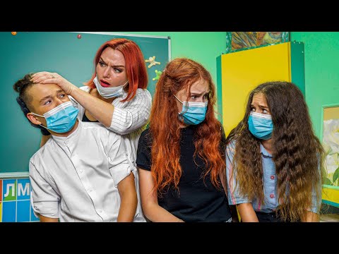 Видео: ВСЕ В МАСКАХ!!! В ШКОЛЕ ПЕРЕПОЛОХ!!!