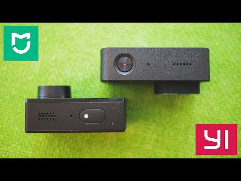 Видео: Xiaomi MiJia Action Camera пример видео и сравнение с YI 4K Plus (Xiaomi MiJia vs YI 4K+ Samples)