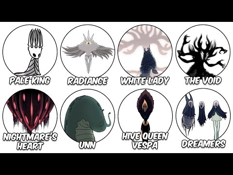 Видео: Каждое высшее существо, описанное в Hollow Knight