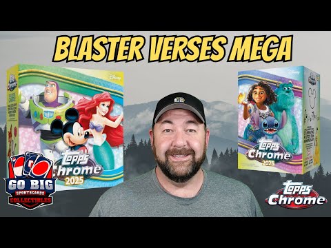 Видео: 🎥 Disney Chrome Showdown! Topps Chrome Mega Box 2025 против Blaster Box — кто победит?! 🏆✨
