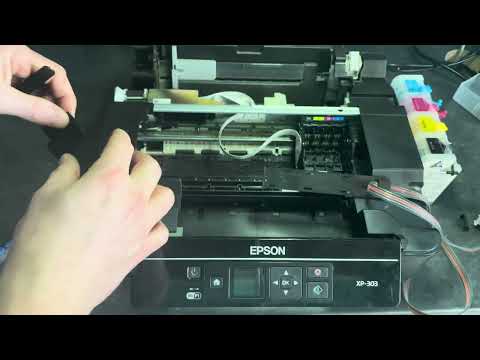 Видео: Как снять печатающую головку Epson XP