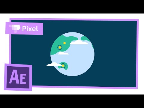 Видео: Анимируем планету в After Effects | уроки для новичков