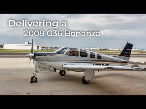 Видео: #59. Поставка G36 Bonanza 2008 года — краткий обзор полета