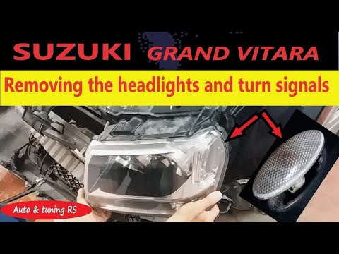 Видео: Как снять или поменять фары и поворотники Сузуки Гранд Витара