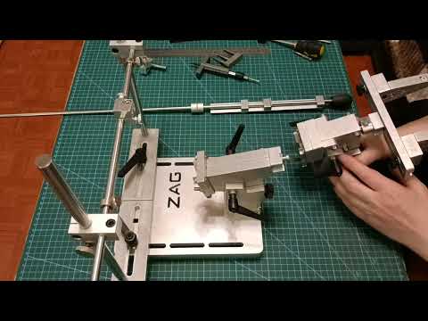 Видео: Станция для большого съёма металла с клинков из элементов ZAG MAX.