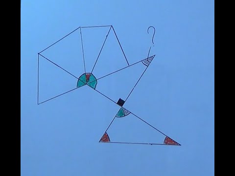 Видео: g071603 Сума кутів трикутника Задача - 7 клас
