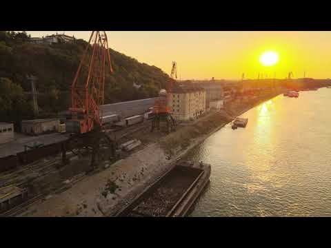 Видео: Река Дунав при град Свищов / пристанище Свищов и Зимнич