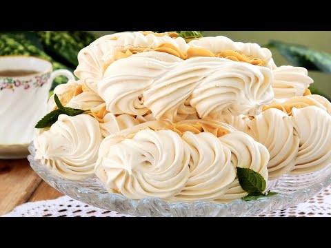 Видео: Хрупкие и Нежные✨ Пирожные Безе с кремом☕