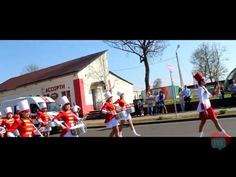 Видео: Шествие 9 мая 2016 в Толочине