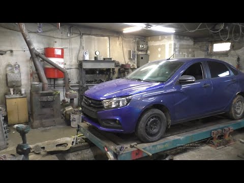 Видео: Лада Веста лицом в столб ч.5