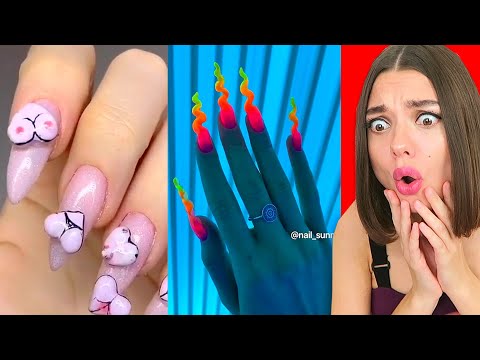 Видео: САМЫЙ  УЖАСНЫЙ МАНИКЮР! СВЕТЯЩИЕСЯ НОГТИ