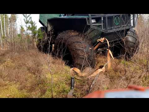 Видео: Каракат/Болотоход/Вытаскиваемся лебёдкой/