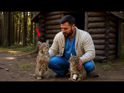 Видео: Рысята обратились к ветеринару за помощью. То, что она обнаружила, разобьёт вам сердце!