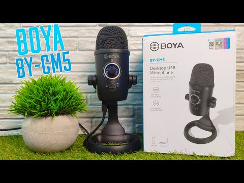 Видео: Boya BY-CM5 - Обзор  ТОПОВОГО Конденсаторного USB-микрофона для БЛОГЕРОВ !