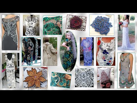 Видео: Лейла Кати Химшиашвили. Вязаные авторские работы в технике ирландское кружево.