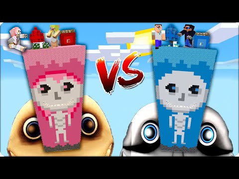 Видео: 💃Чанк ЖЕНЩИНА за ОКНОМ Против Чанк ЧЕЛОВЕК за ОКНОМ в Майнкрафте! Шеди Леска Нубик Кубик Брок