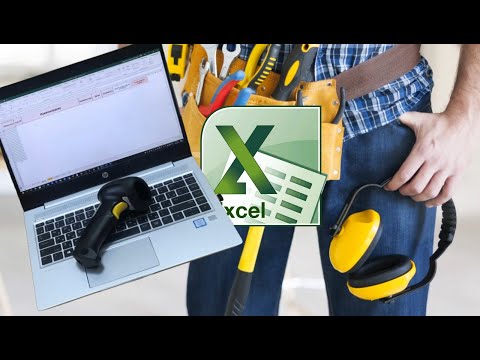 Видео: УЧЁТ инструментов и инвентаря сканером в Excel