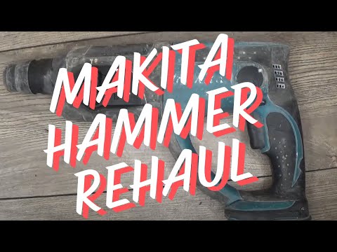 Видео: Подробное видео ремонта Makita DHR202 по разборке и сборке 18V SDS+