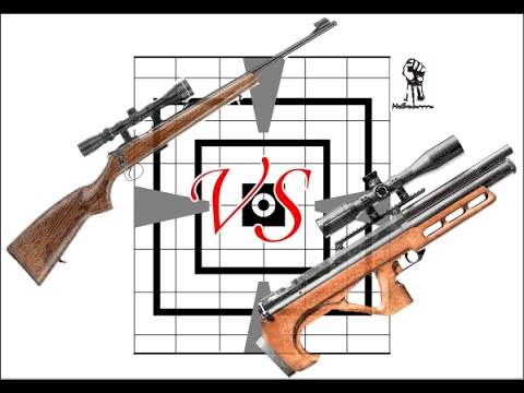 Видео: Мелкашка против пневмы ,  22lr against PCP rifle (CZ 455 vs Matador  5.5) часть 1.