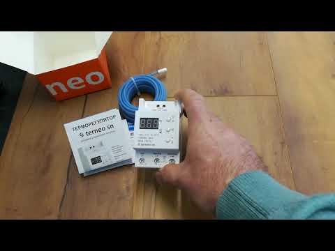 Видео: Терморегулятор для наружного обогрева terneo sn