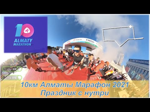 Видео: RaceDay: 10й Юбилейный Алматы Марафон, забег на 10К | Pedro Vizuete