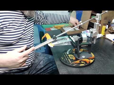 Видео: Заточка ножа из BG42 (64HRc) подготовленными брусками DST COR - вот это уже другое дело!!!