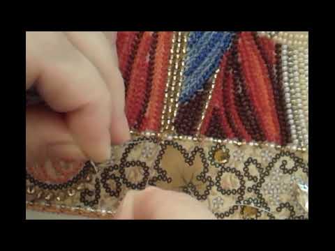 Видео: Мастер-класс по вышивке швом назад иголка и в технике полукрест