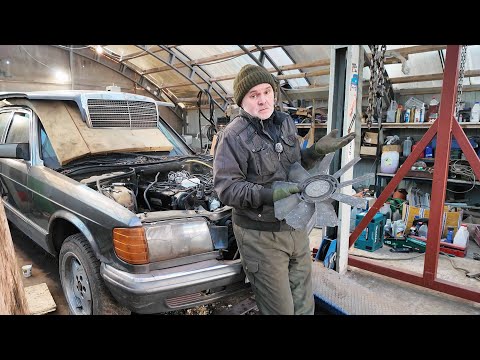 Видео: Собираем Мерседес W 126  Хотели выезжать! Но, что то пошло не так!