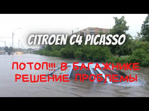 Видео: Citroen c4 Picasso попадание воды в салон