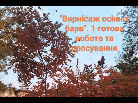 Видео: 1 готова робота та просування у проєкті  "Вернісаж осінніх барв"