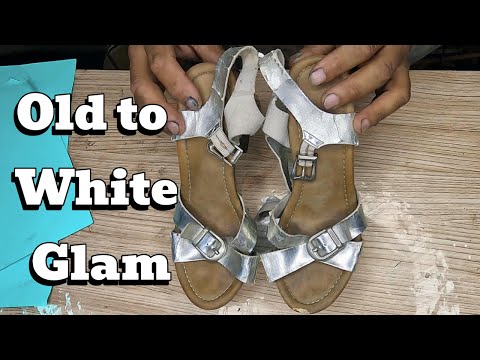 Видео: Превратите Изношенные Туфли в Элегантные Белые | DIY Переделка Каблуков