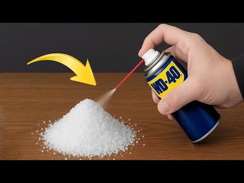 Видео: Смешайте WD-40 с СОЛЬЮ — результат вас удивит!