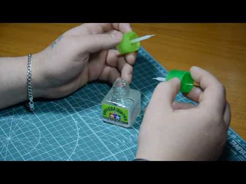 Видео: Клей супер-жидкий TAMIYA.