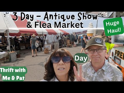 Видео: Thrift with Me & Pat — антикварная выставка и феерия блошиного рынка в Спрингфилде, Огайо + покуп...