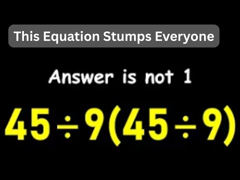 Видео: Только 1 из 5 может решить эту математическую задачу! | pemdas | ПРАВИЛО PEDMAS | Правило pemdas