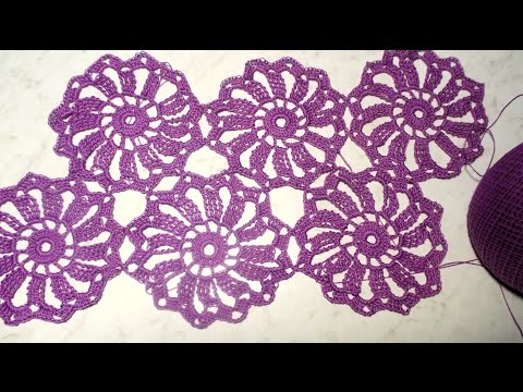 Видео: Круглый мотив  крючком ч.1. Round motif crochet p.1.