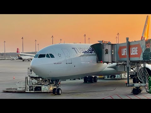 Видео: Airbus A330-300 | Turkish Airlines | Стамбул (IST) — Берлин (BER) | Полный Полёт | 4К