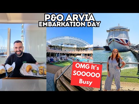 Видео: День посадки на лайнер P&O Arvia — посадка на *НОВЕЙШИЙ КОРАБЛЬ* во флоте P&O