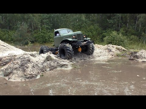 Видео: Вот что получиться если скрестить ГАЗ-66 и ЗиЛ-157!!! Это монстр бездорожья!