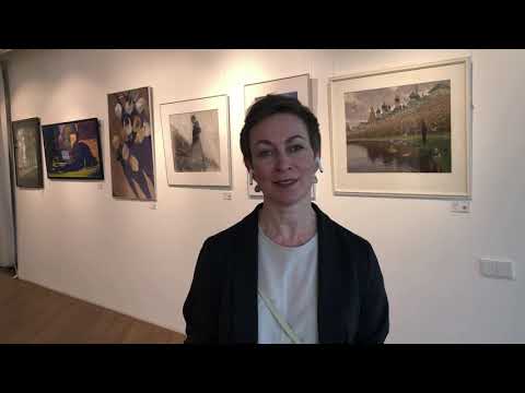 Видео: Экскурсия по 5-й выставке НСП "Пересечения" с Ольгой Абрамовой