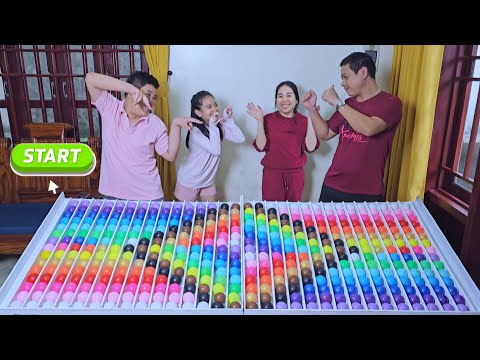 Видео: Головоломка с шариками, весёлая семейная игра для тренировки мозга ☆ уровень 152