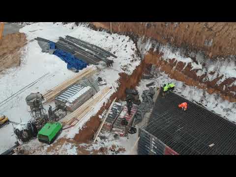 Видео: Строительство тоннеля под ж/д путями - станция Дачная / автомагистраль Центральная / Самара / Russia