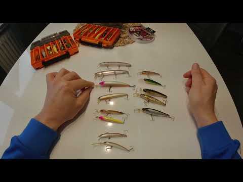 Видео: Воблера Легенда из моей каробки Jackall HMKL и Squirrel